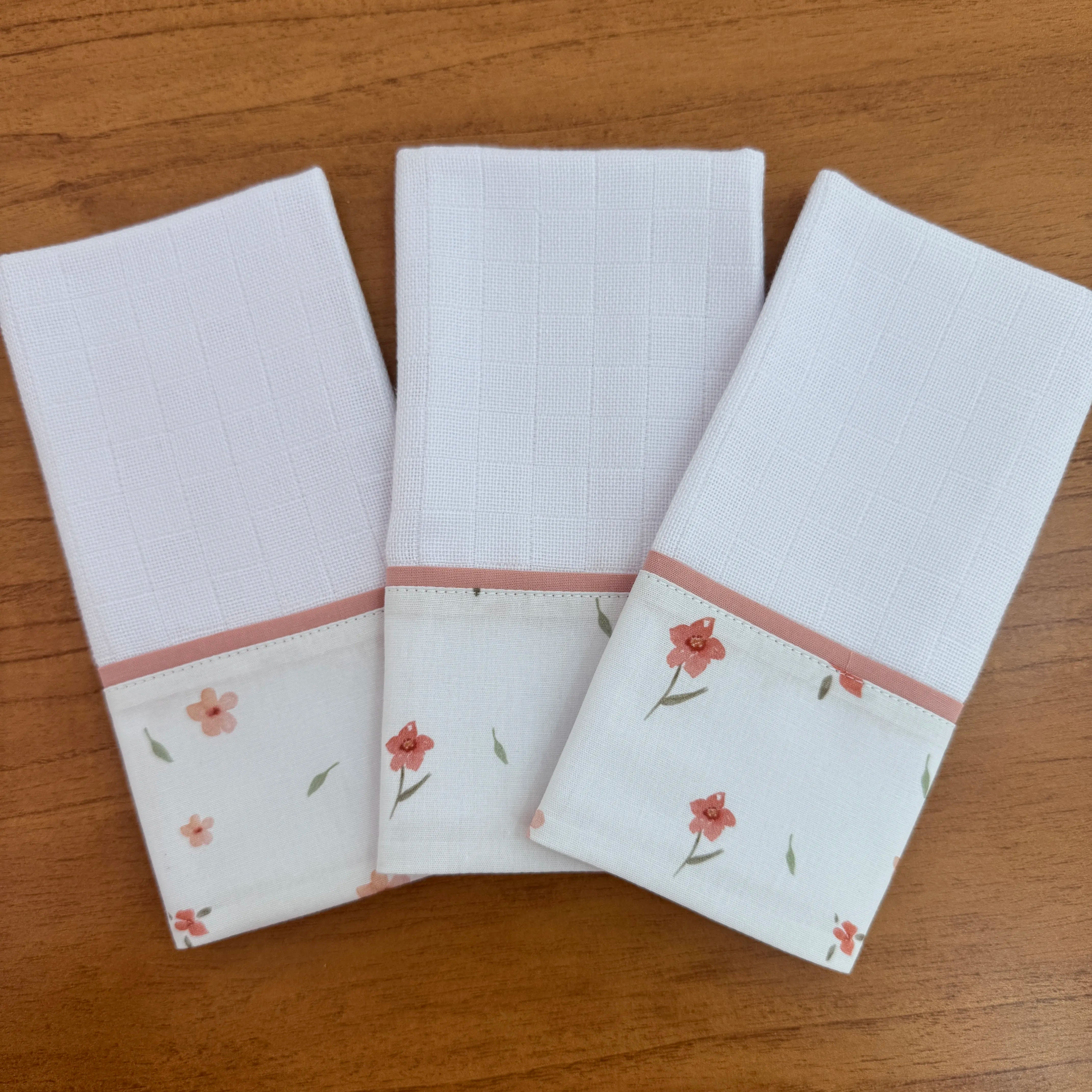 Kit Maternidade 20 peças - Flores e Folhas