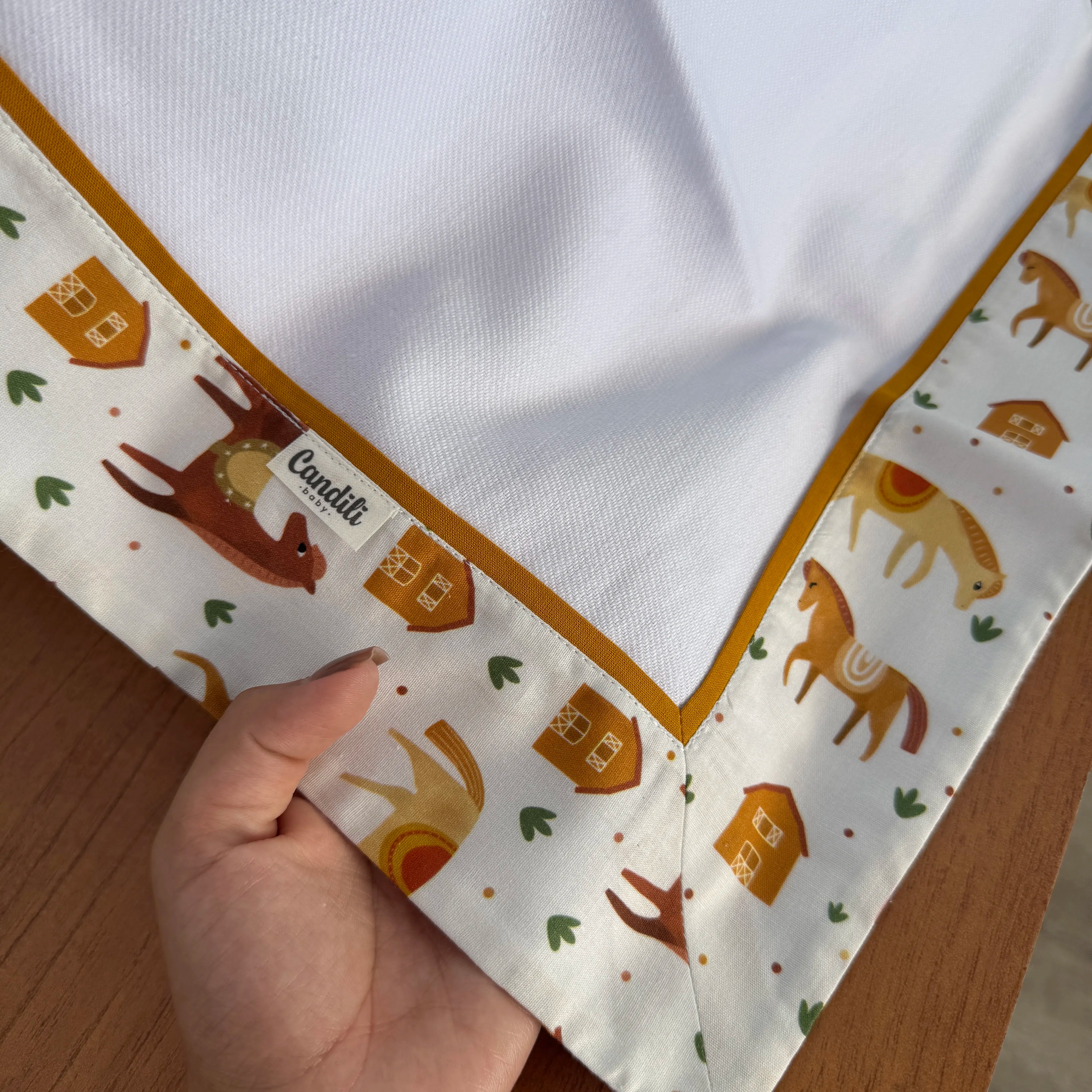 Cueiro Flanelado - Cavalinhos