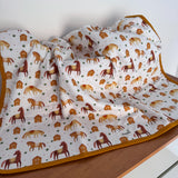 Manta Dupla Face - Cavalinhos