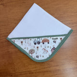 Kit Encanto 4 Peças: Fraldas de Boca e Fralda de Ombro - Fazendinha