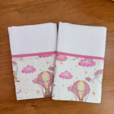 Kit Ternura 10 peças -Balões e Paraquedas Rosa