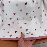 Manta Dupla Face - Corações