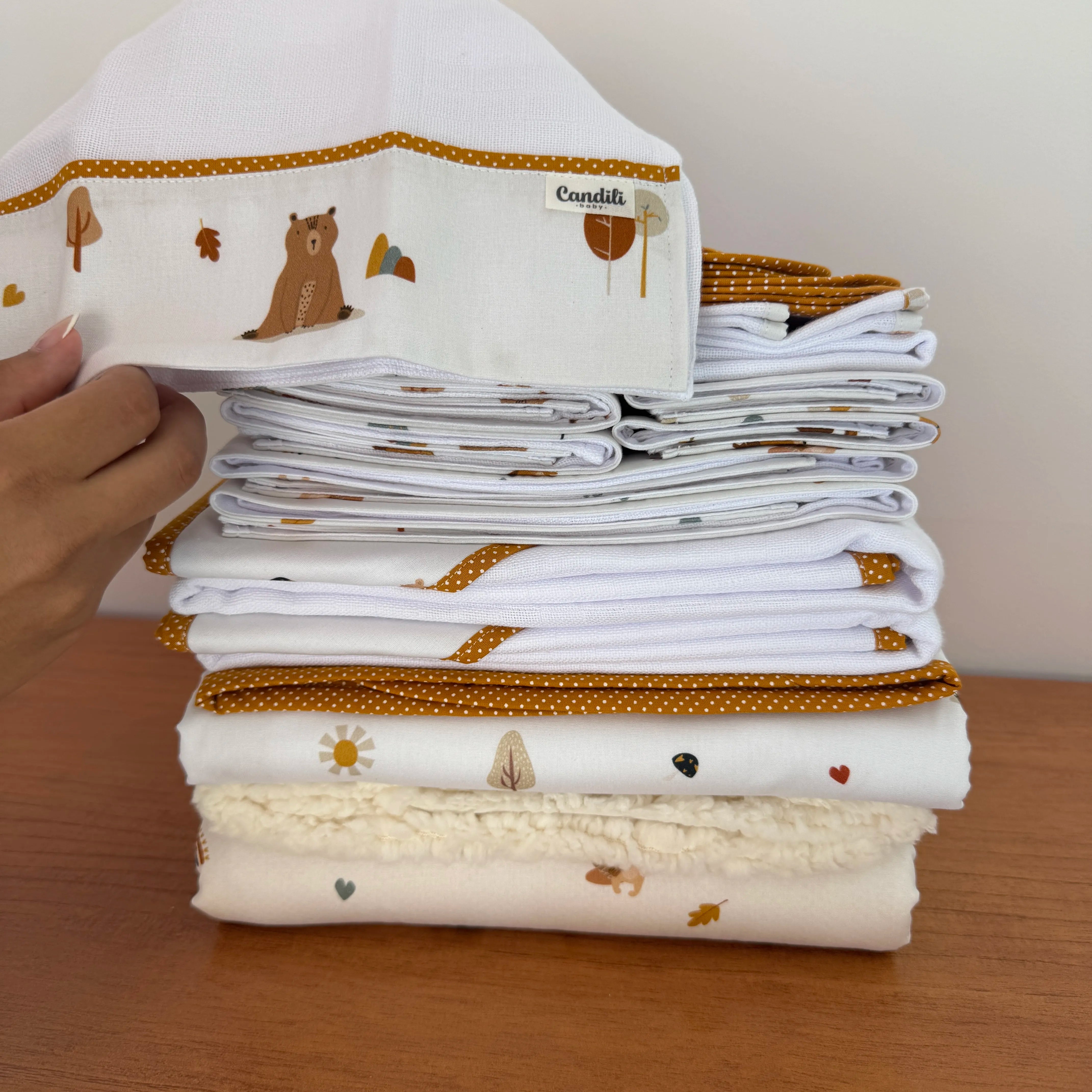 Kit Maternidade 20 peças - Amigos do Urso