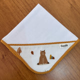 Kit Afeto 6 Peças: Fraldas de Boca, Fralda de Ombro, Fralda Multiuso e Toalha de Banho - Amigos do Urso