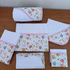 Kit Afeto 6 Peças: Fraldas de Boca, Fralda de Ombro, Fralda Multiuso e Toalha de Banho - Floral