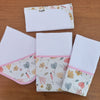 Kit Encanto 4 Peças: Fraldas de Boca e Fralda de Ombro - Floral