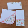 Kit Fraldas de Boca 3 Peças - Floral