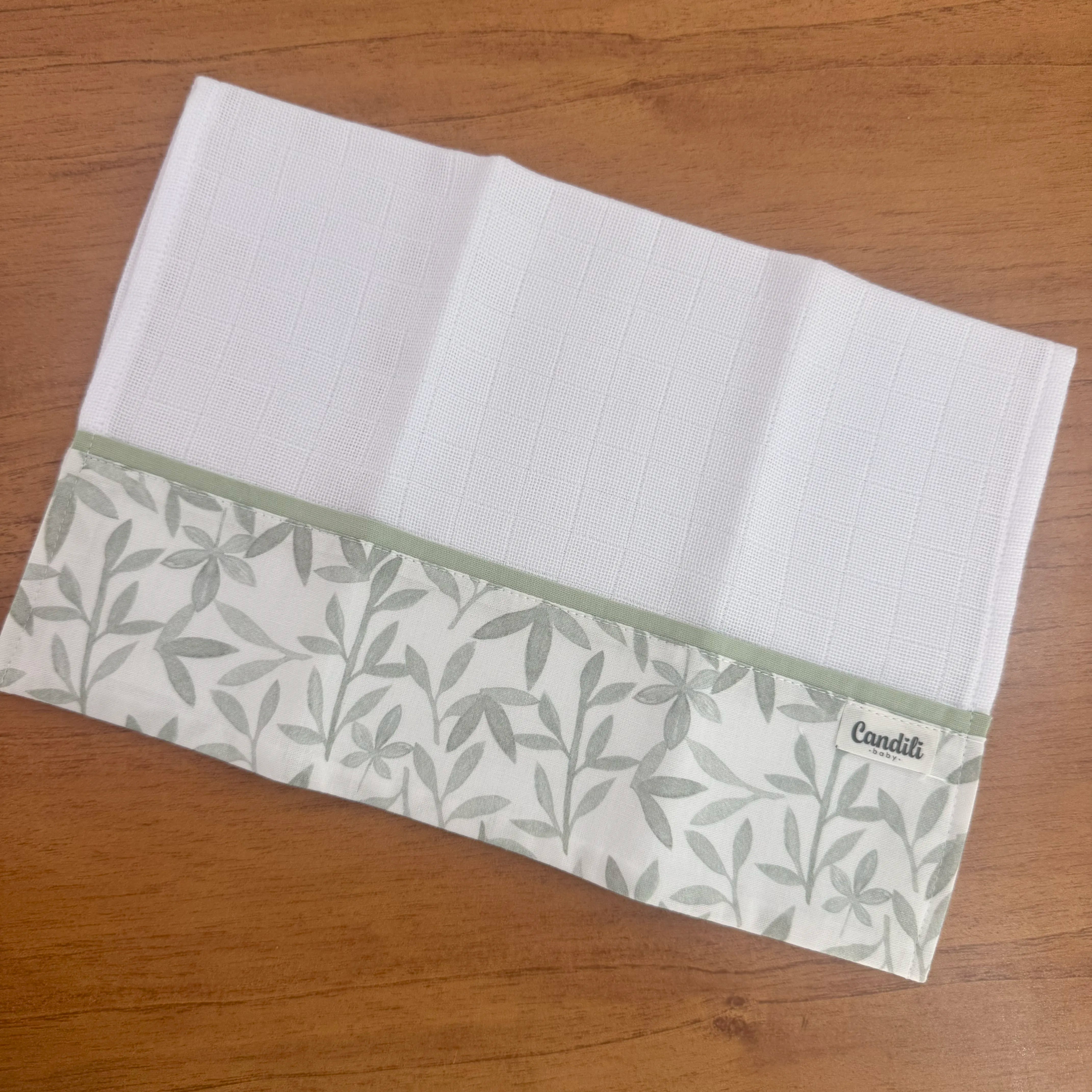 Fralda de Boca Barradinho - Folhagem