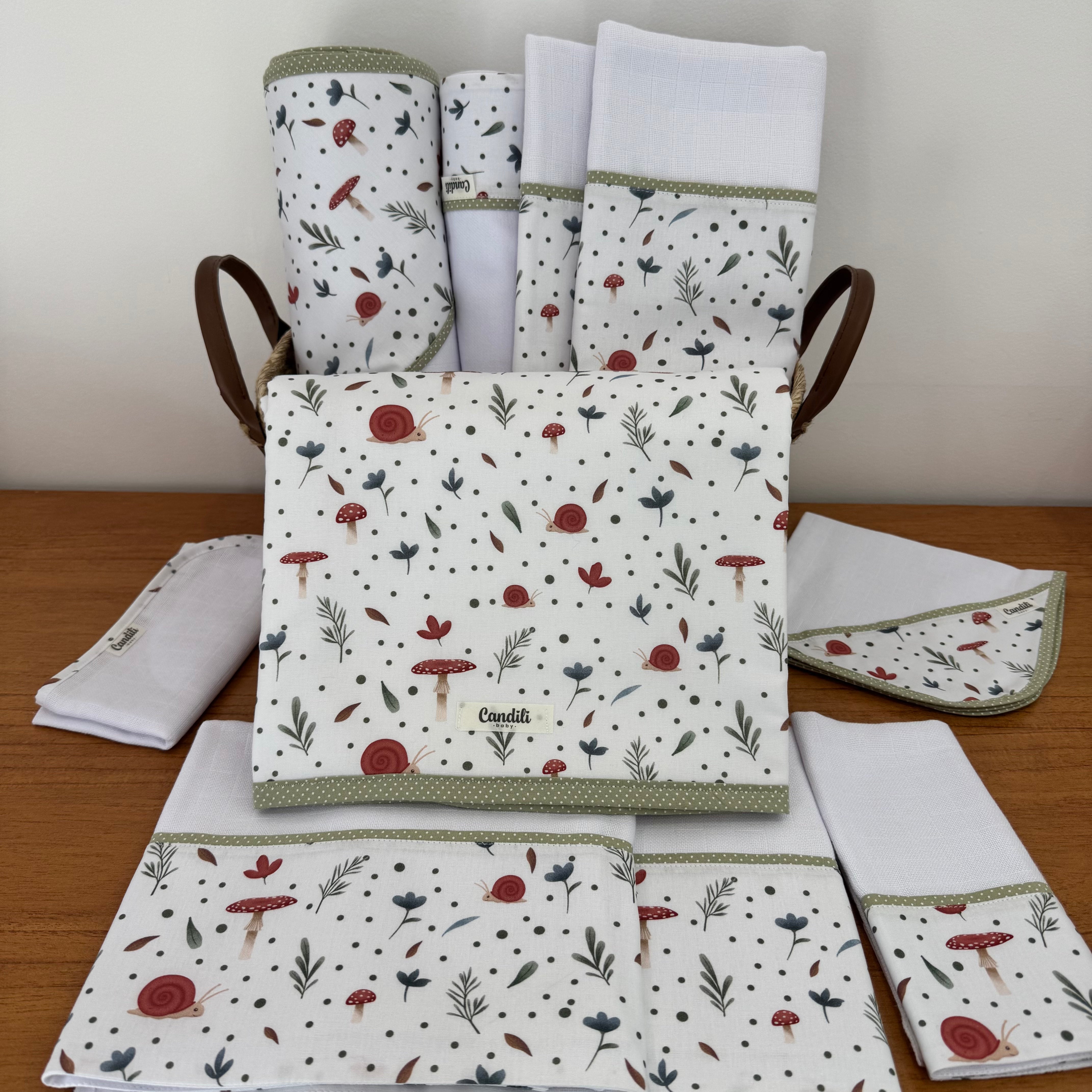 Kit Ternura 10 peças - Caracol