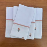 Kit Passeio 3 Peças: Fralda de Boca, Fralda de Ombro e Fralda Multiuso - Florescer