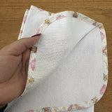Cueiro Flanelado - Balões e Paraquedas Rosa