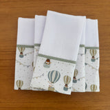 Kit Passeio 3 Peças: Fralda de Boca, Fralda de Ombro e Fralda Multiuso - Mundo da Aventura