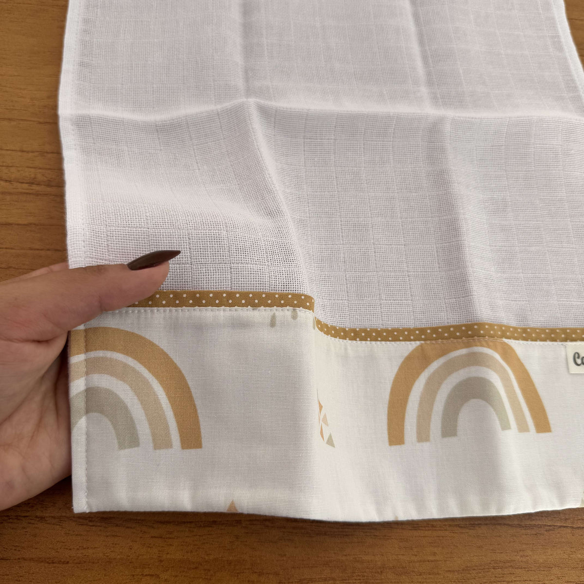 Kit Enxoval Fraldas de Boca 3 Peças – Arco-íris