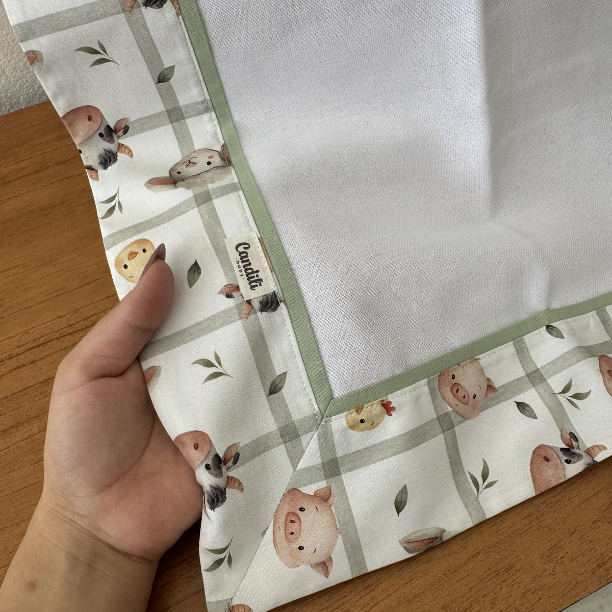 Cueiro Flanelado Premium 100% Algodão - Turminha da Fazenda