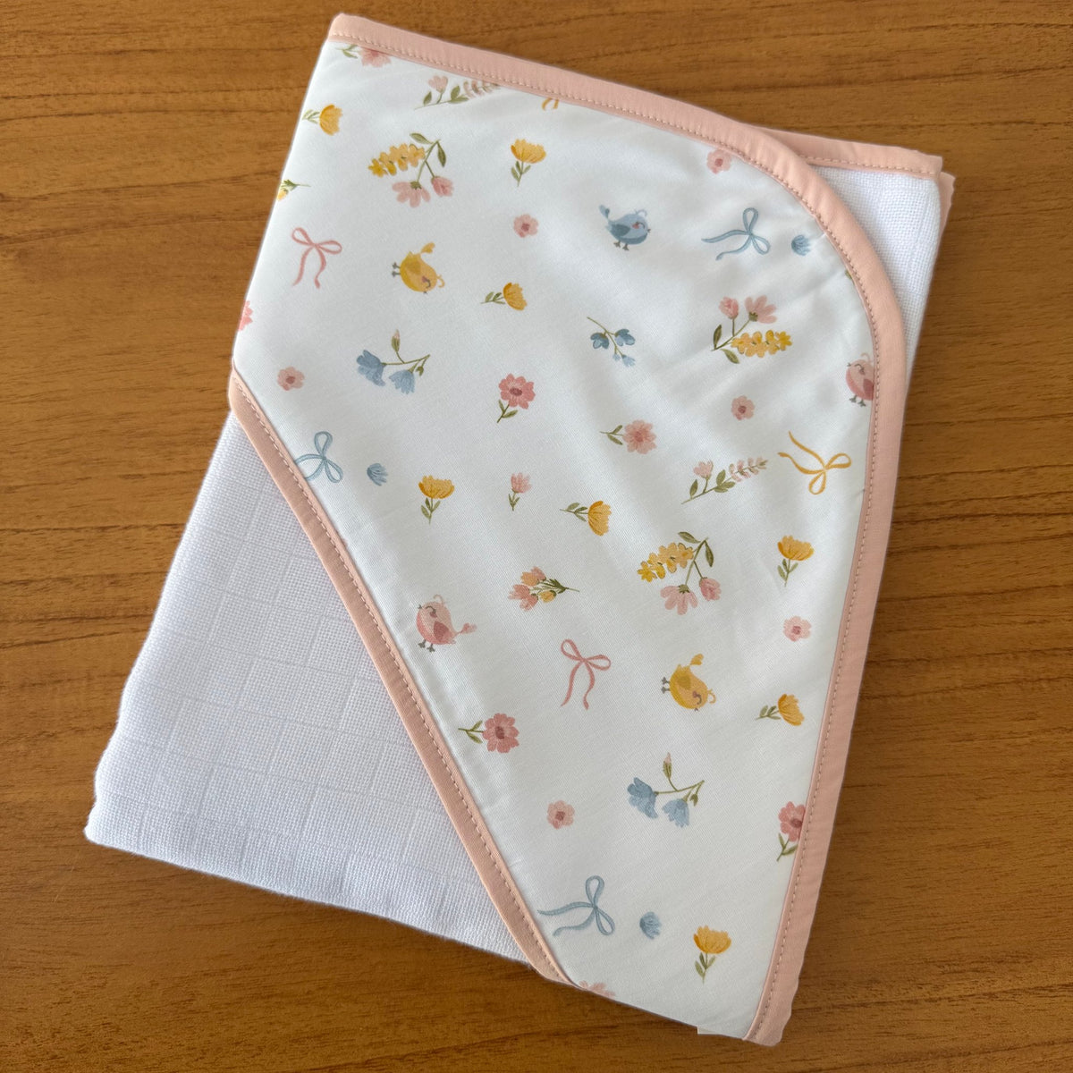 Kit Enxoval Ternura 10 peças – Passarinhos e Flores