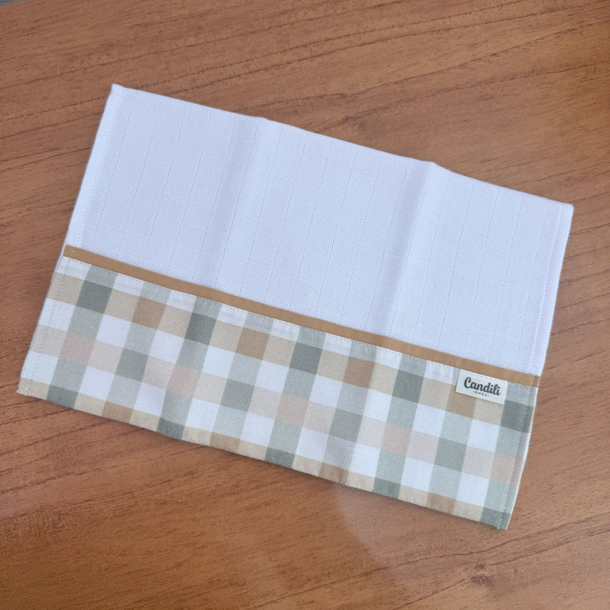 Fralda de Boca Barradinho Premium 100% Algodão - Xadrez e Cores