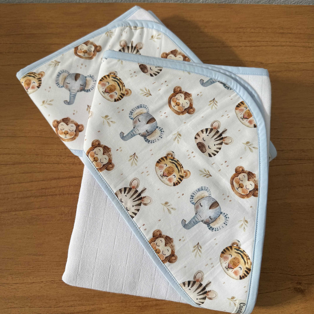 Kit Enxoval Maternidade 20 peças – Animais da Savana