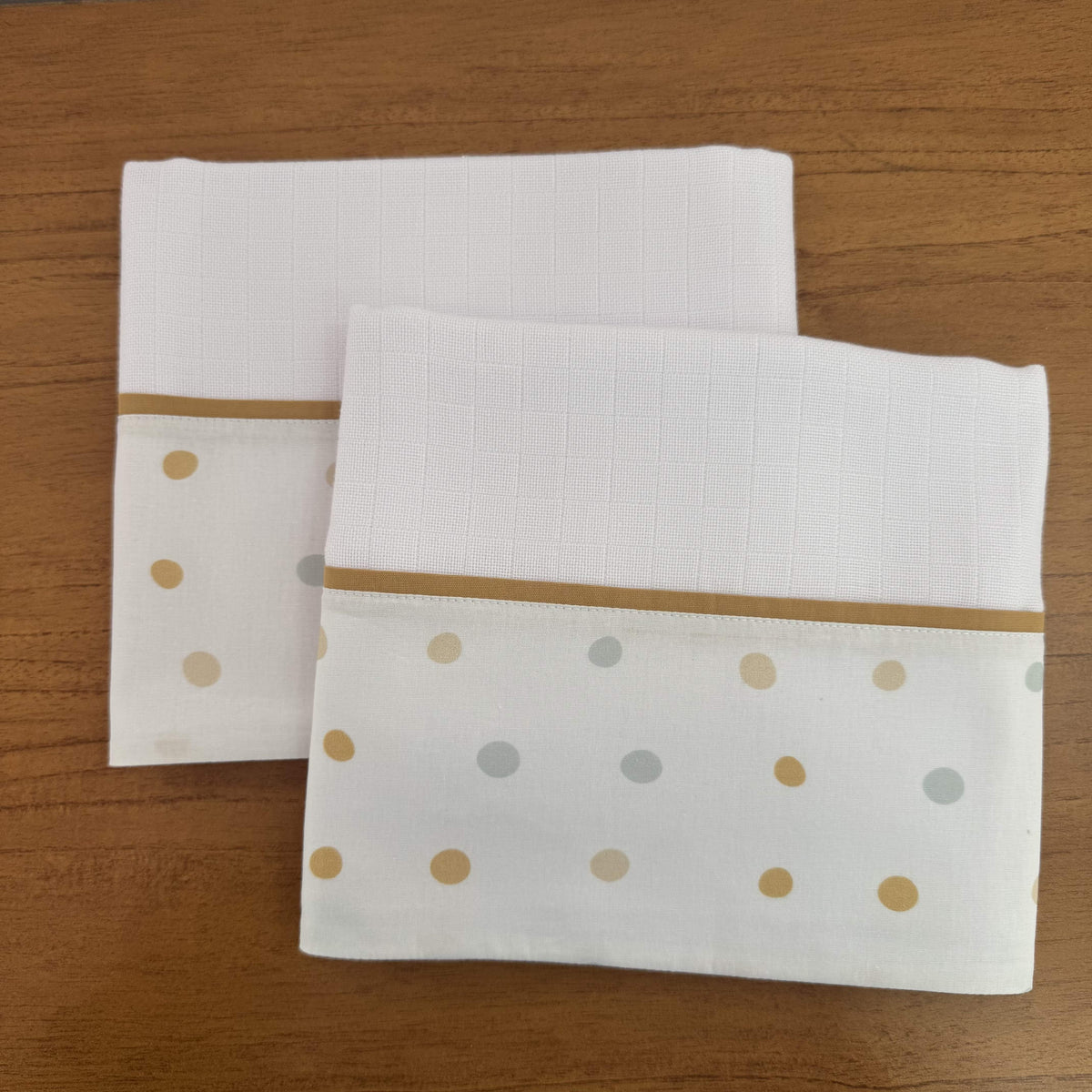 Kit Enxoval Ternura 10 peças – Bolinhas Neutras