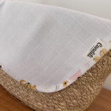 Fralda de Boca Slim Premium 100% Algodão - Floral