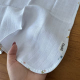 Fralda de Boca Slim Premium 100% Algodão - Passarinhos e Flores