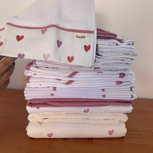 Kit Enxoval Maternidade 20 peças – Corações