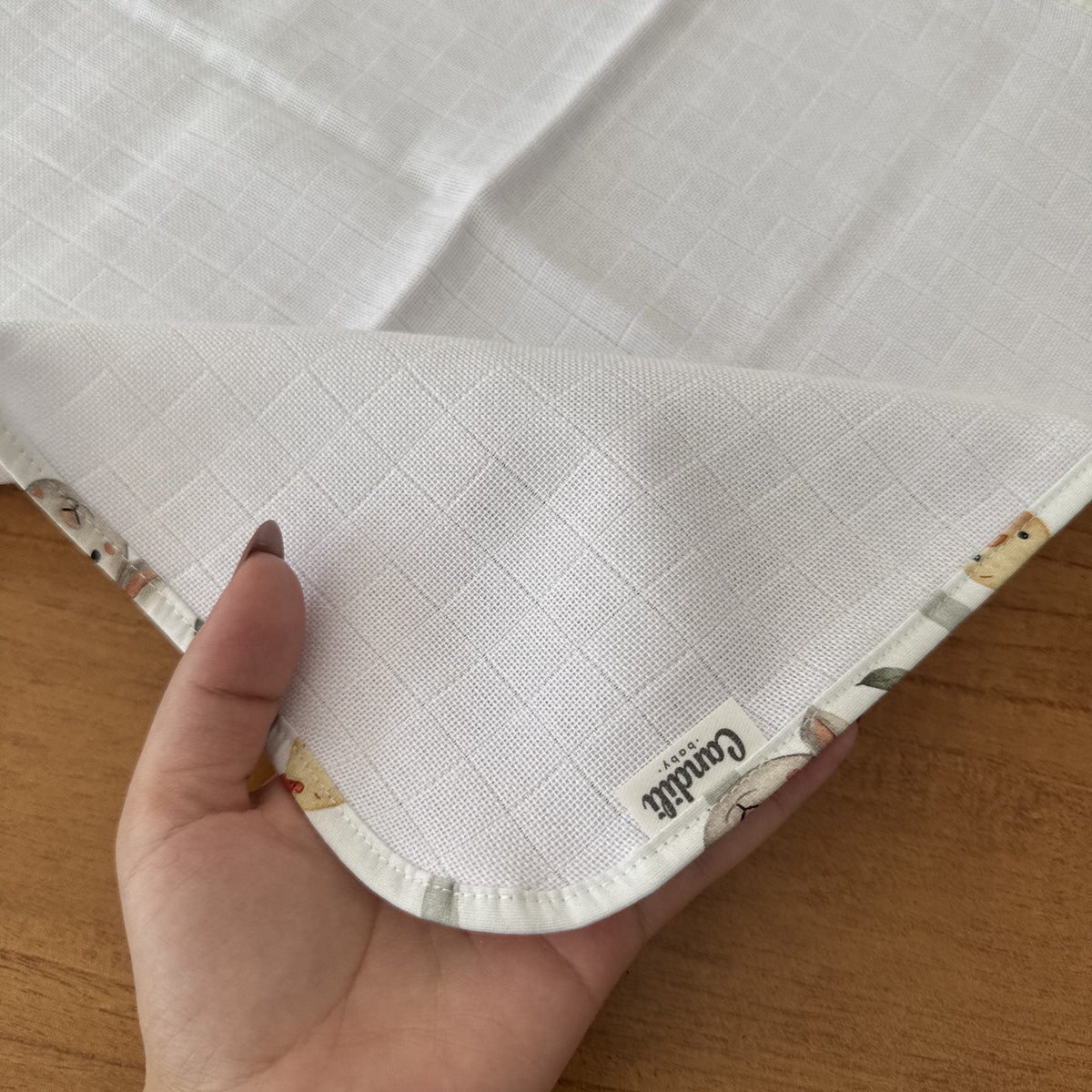 Fralda de Boca Slim Premium 100% Algodão - Turminha da Fazenda