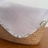 Fralda de Boca Slim Premium 100% Algodão - Folhagem