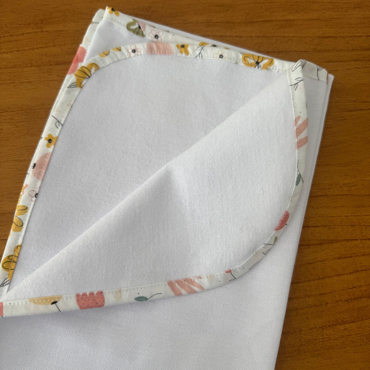 Cueiro Flanelado Premium 100% Algodão - Floral
