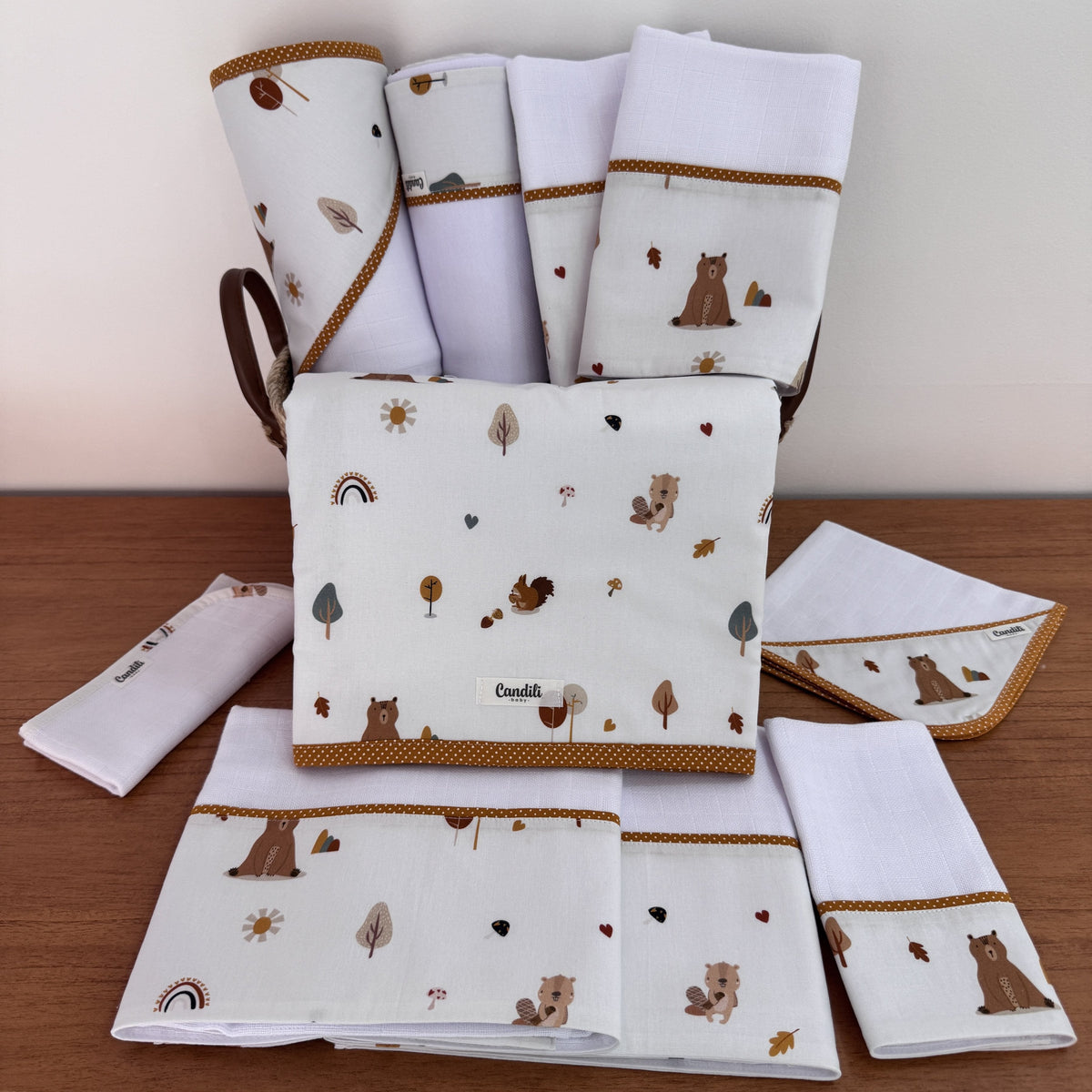Kit Enxoval Ternura 10 peças – Amigos do Urso