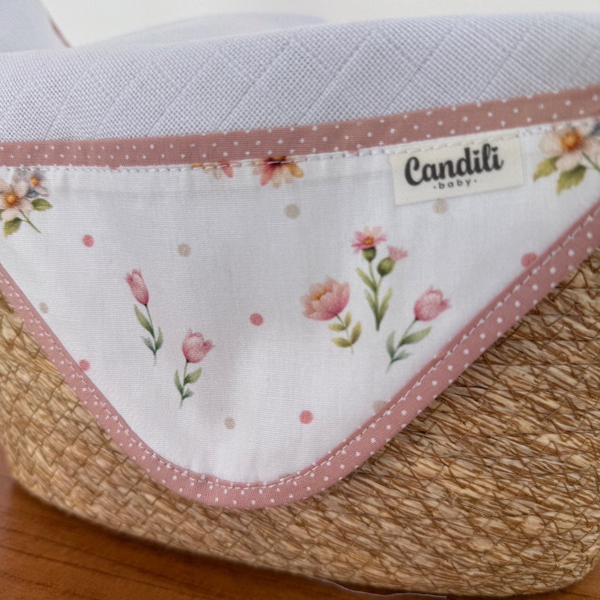 Fralda de Boca Cantinho Premium 100% Algodão - Primavera