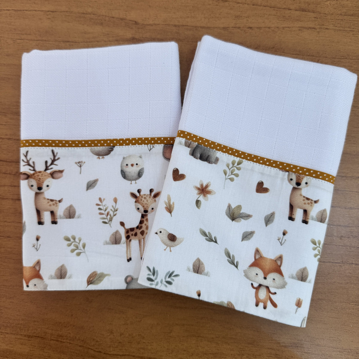 Kit Enxoval Ternura 10 peças – Bichinhos na Floresta