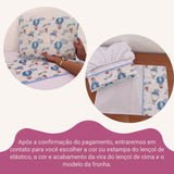 Jogo de Lençol 3 Peças 100% Algodão - Sob Encomenda