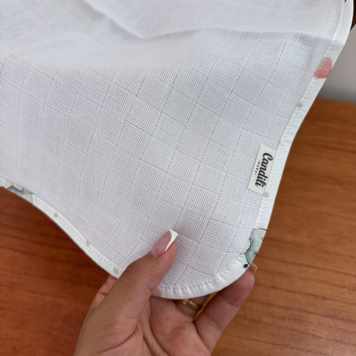 Fralda de Boca Slim Premium 100% Algodão - Elefantinha