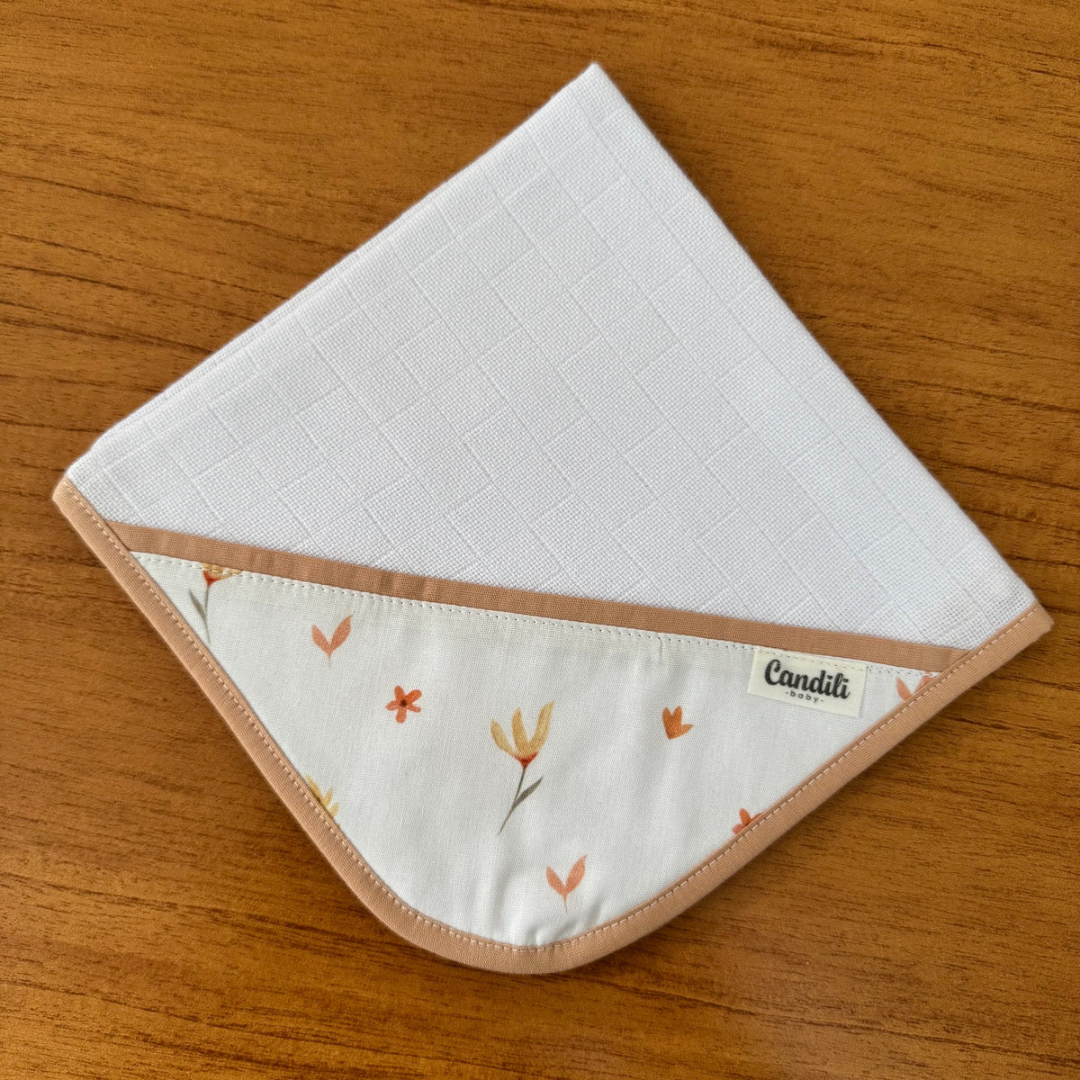 Kit Enxoval Fraldas de Boca 3 Peças – Flores do Bosque