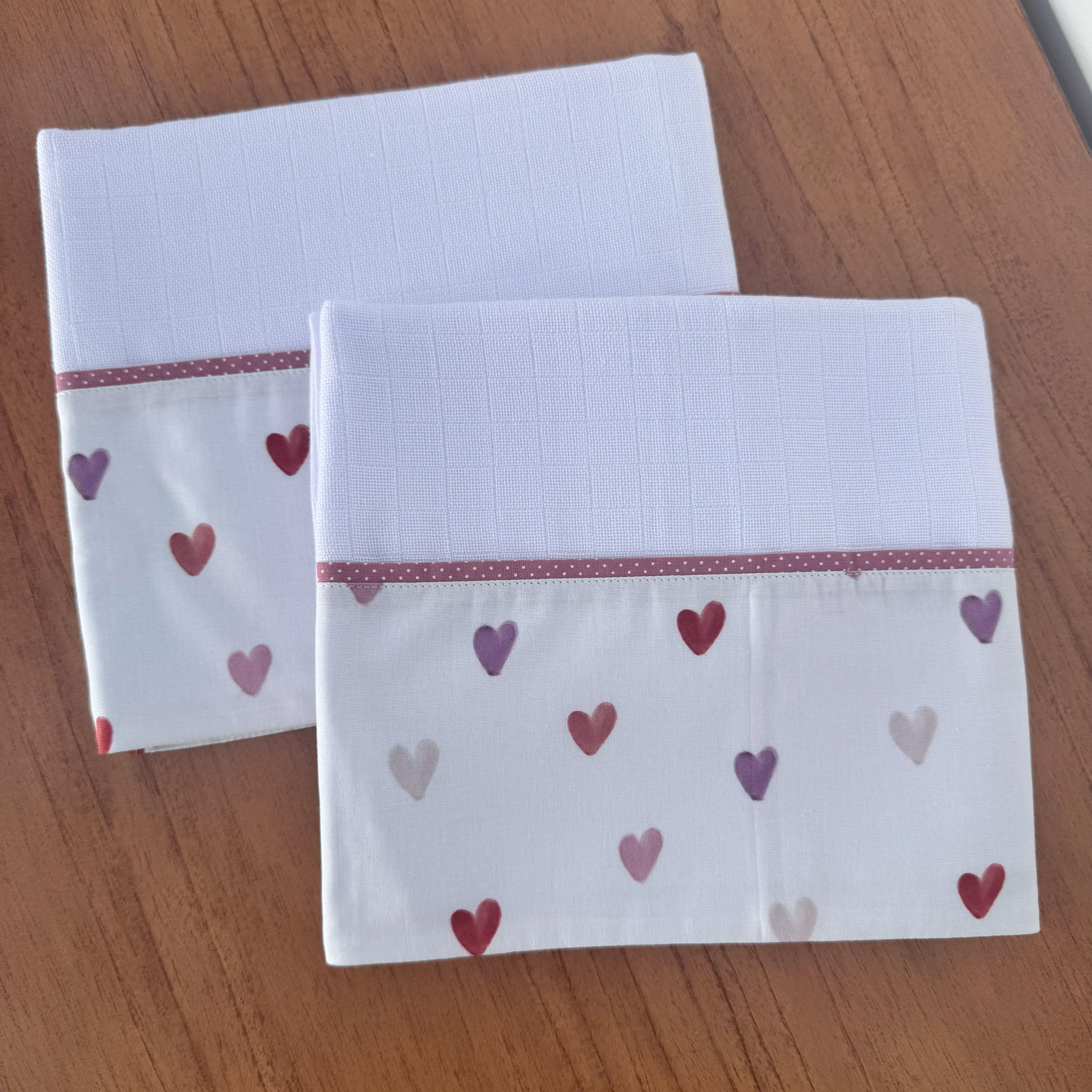 Kit Maternidade 20 peças - Corações