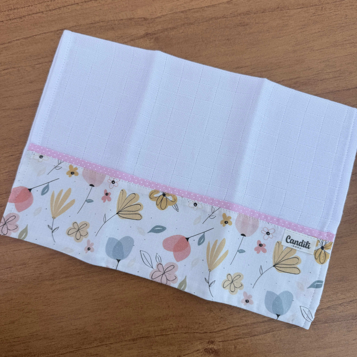 Fralda Grande Multiuso Premium 100% Algodão - Floral