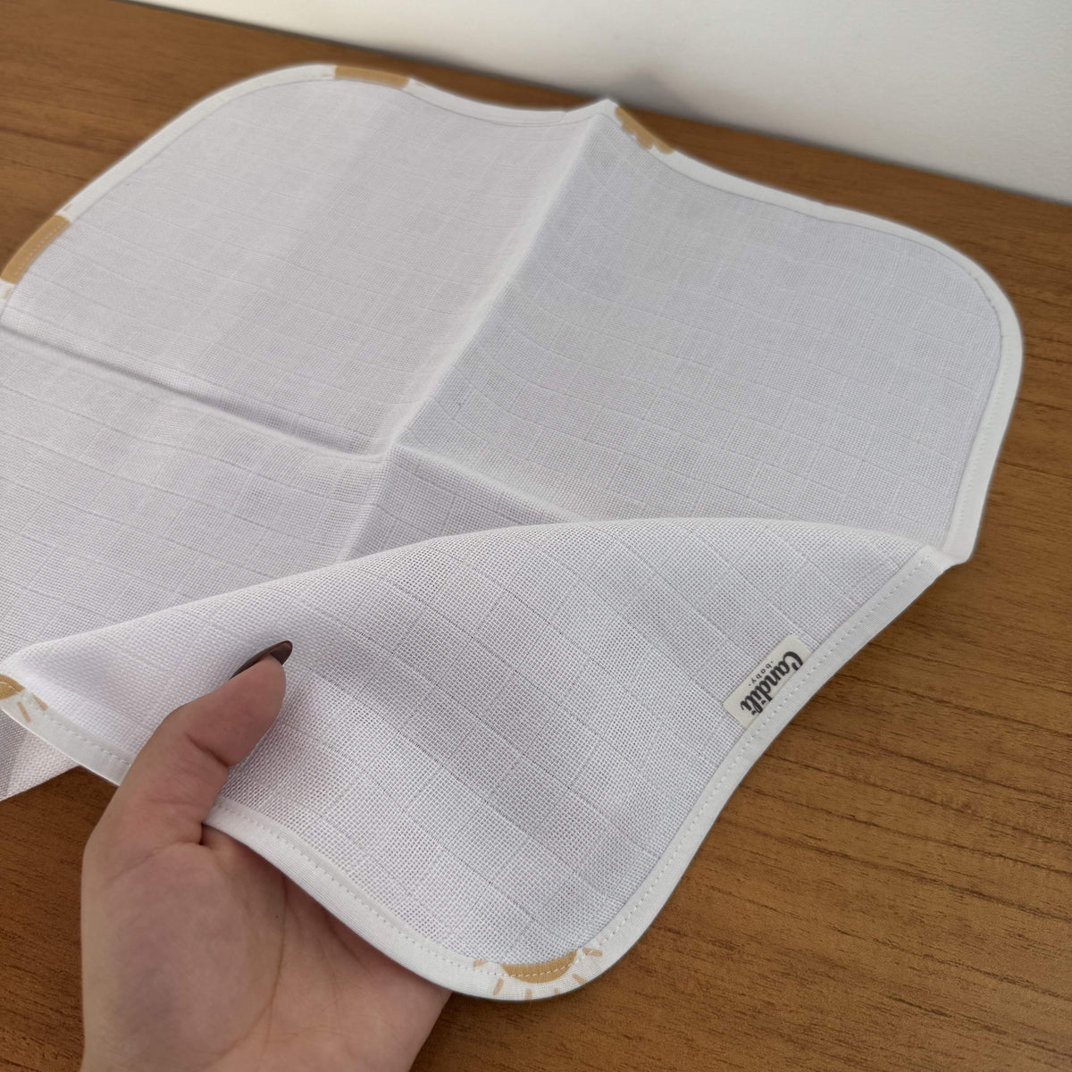 Fralda de Boca Slim Premium 100% Algodão - Arco-íris