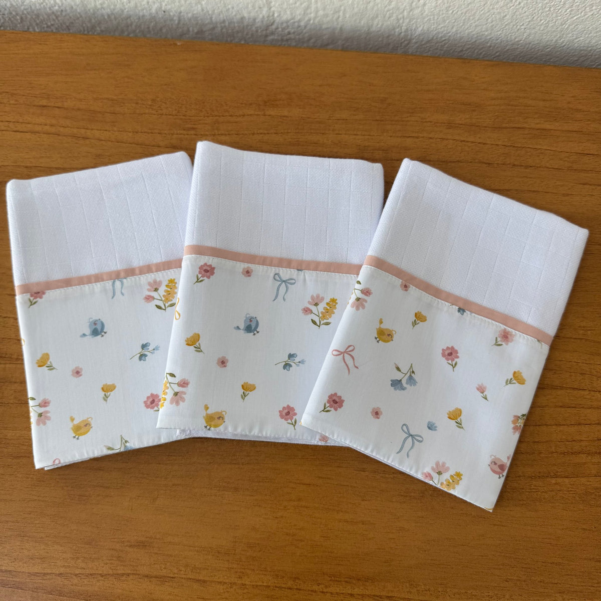 Kit Enxoval Maternidade 20 peças – Passarinhos e Flores