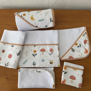 Kit Enxoval Afeto 6 Peças – Jardim Encantado