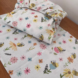 Jogo de Lençol 2 Peças - Abelhas no Jardim