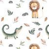 Kit Maternidade 20 peças - Leão e Jacaré