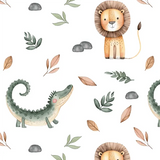 Kit Maternidade 20 peças - Leão e Jacaré