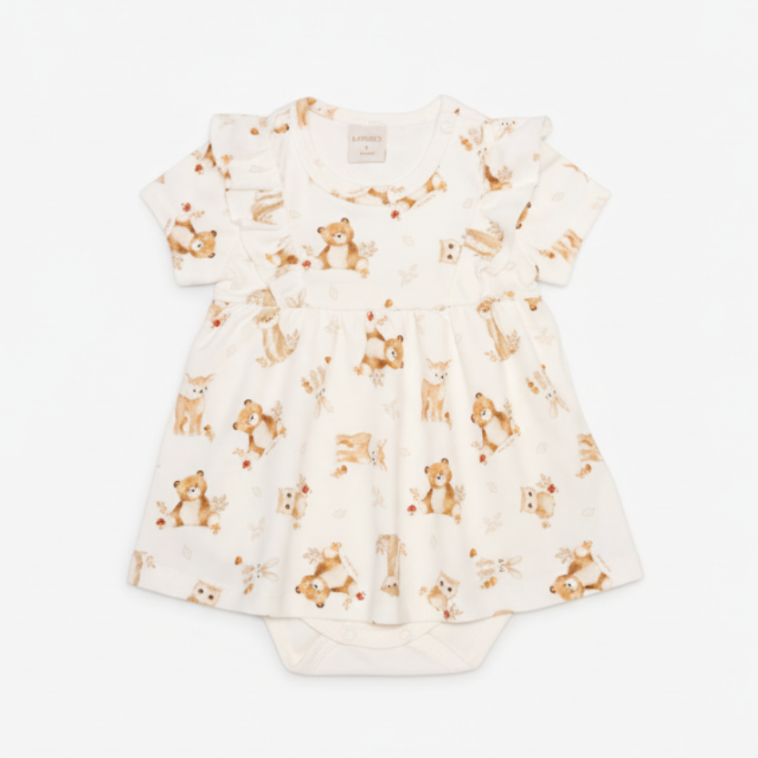 Body Vestido Floresta – Mini&Co