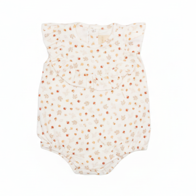 Body Banho de Sol com Babado Cogumelos – Mini&Co