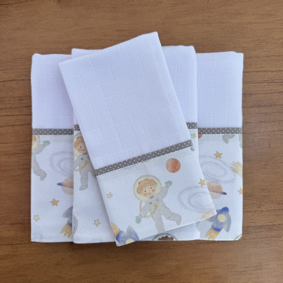 Kit Enxoval Passeio 3 Peças – Pequeno Astronauta