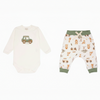 Conjunto Body longo e Calça Safari Mini&Co