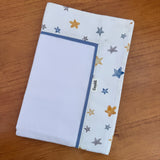 Cueiro Flanelado Premium 100% Algodão - Estrelas Barrado