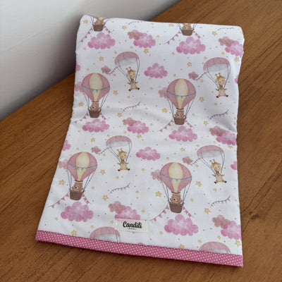 Balões e Paraquedas Rosa