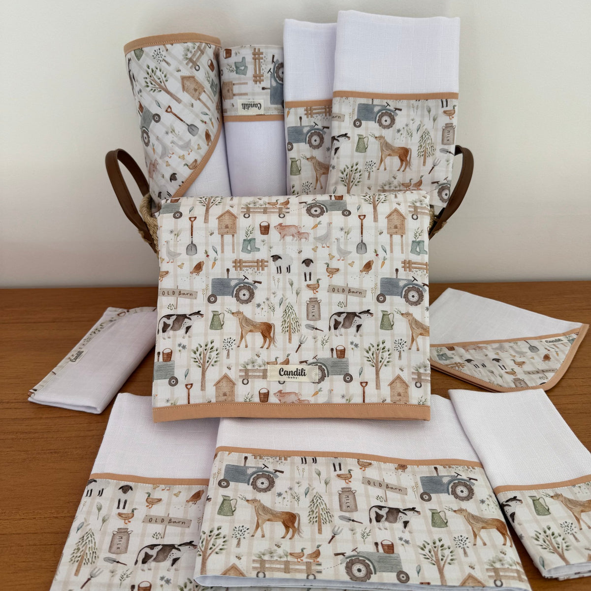 Kit Enxoval Ternura 10 peças – Fazenda Feliz