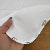 Fralda de Boca Slim Premium 100% Algodão - Borboletas